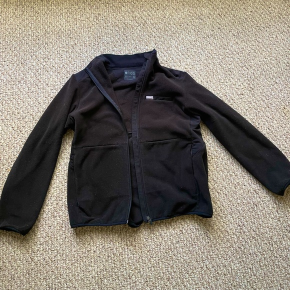 Figs Jackets & Coats Authentic Figs Onshift Fleece Jacket Poshmark